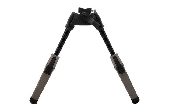 Fully deployed MDT Oryx Bipod with sling stud mount in FDE